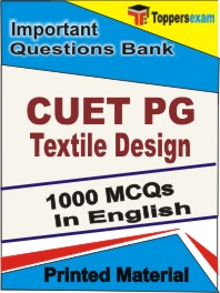 CUET PG Textile Design Book in English - Objective MCQ