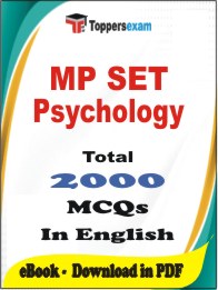 MP SET Psychology PDF Book In English - MCQ / Objective Questions