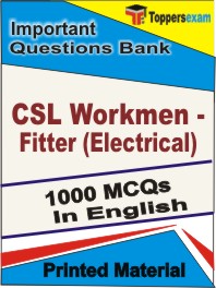 CSL Workmen - Fitter (Electrical) Book in English - Objective MCQ