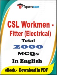 CSL Workmen - Fitter (Electrical) PDF Book in English - MCQ / Objective Questions