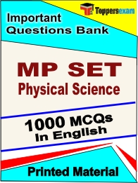 MP SET Physical Science Book in English - Objective MCQ