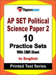 AP SET Political Science Paper 2 Book in English - Practice Set