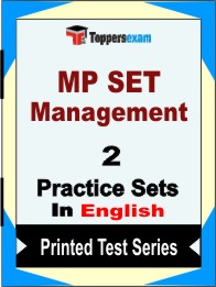 MP SET Management Book in English - Question Paper / Practice Set