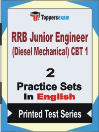 RRB Junior Engineer (Diesel Mechanical) CBT 1 Book in English - Question Paper / Practice Set