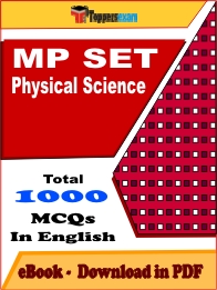 MP SET Physical Science PDF Book In English - MCQ / Objective Questions