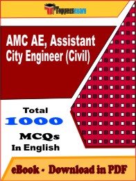 AMC AE, Assistant City Engineer (Civil) PDF Book In English - MCQ / Objective Questions