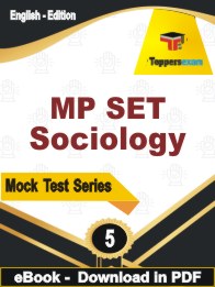 MP SET Sociology  PDF Book In English - Practice Set