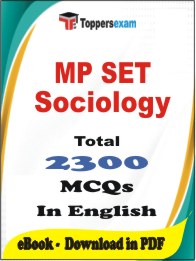 MP SET Sociology PDF Book In English - MCQ / Objective Questions