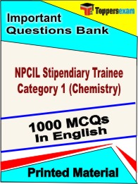 NPCIL Stipendiary Trainee Category 1 (Chemistry) Book in English - Objective MCQ