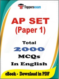 AP SET (Paper 1) PDF Book In English - MCQ / Objective Questions