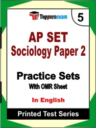 AP SET Sociology Paper 2 Book in English - Mock Test / Practice Set