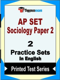 AP SET Sociology Paper 2 Book in English - Question Paper / Practice Set