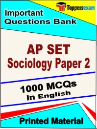 AP SET Sociology Paper 2 Book in English - Objective MCQ