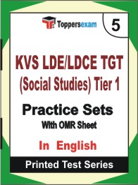 KVS LDE/LDCE TGT (Social Studies) Tier-1 Book in English - Mock Test / Practice Set