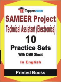 SAMEER Project Technical Assistant (Electronics) Book in English - Practice Set
