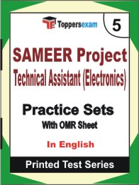 SAMEER Project Technical Assistant (Electronics) Book in English - Mock Test / Practice Set