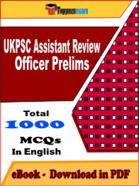 UKPSC Assistant Review Officer Prelims PDF Book In English - MCQ / Objective Questions