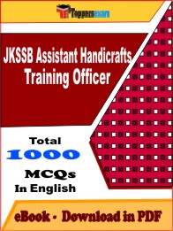 JKSSB Assistant Handicrafts Training Officer PDF Book In English - MCQ / Objective Questions