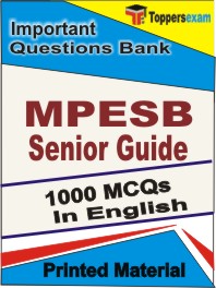 MPESB Senior Guide Book in English - Objective MCQ
