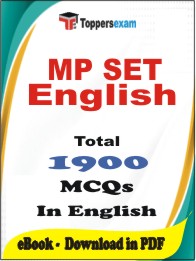MP SET English PDF Book in English - MCQ / Objective Questions