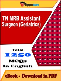 TN MRB Assistant Surgeon (Geriatrics) PDF Book in English - MCQ / Objective Questions