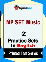 MP SET Music Book in English - Question Paper / Practice Set