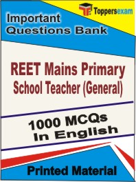 REET Mains Primary School Teacher (General) Book in English - Objective MCQ