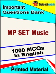 MP SET Music Book in English - Objective MCQ