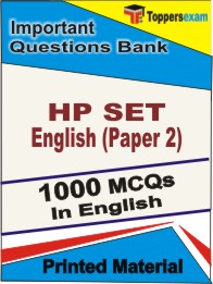HP SET English (Paper 2) Book in English - Objective MCQ