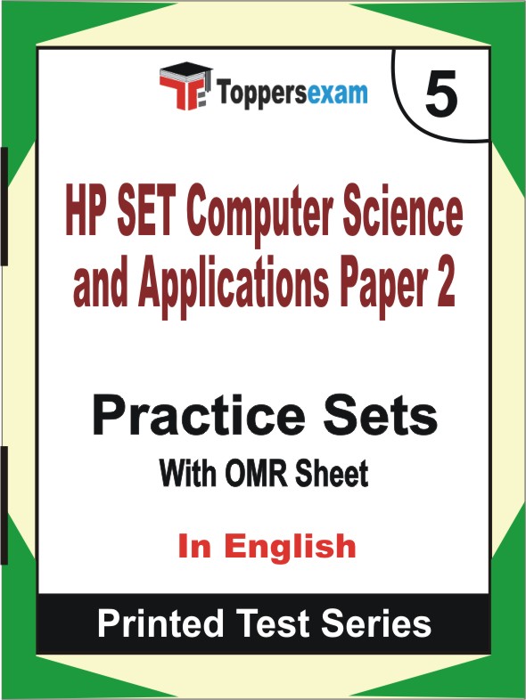 HP SET Computer Science and Applications (Paper 2) Book in English - Mock Test / Practice Set