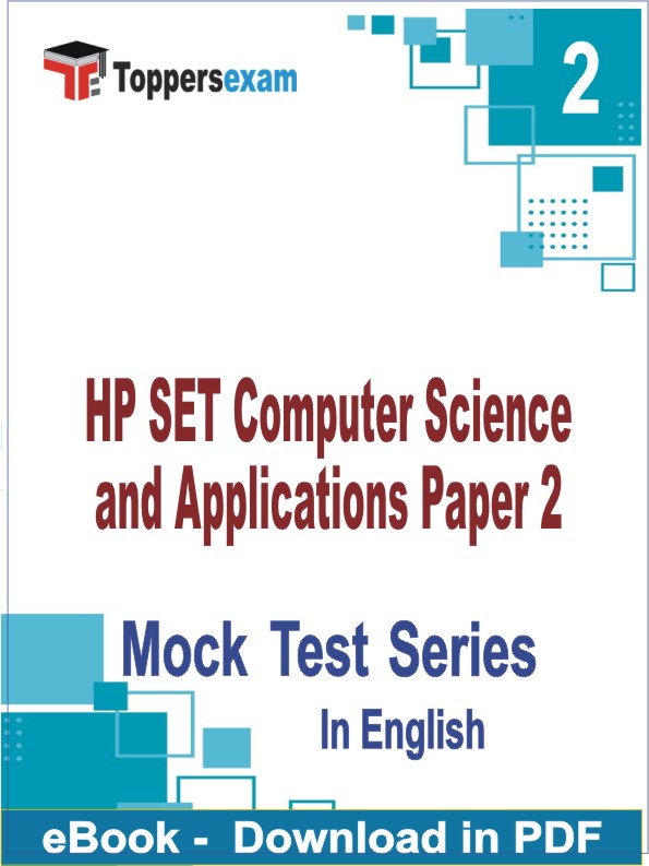 HP SET Computer Science and Applications (Paper 2) PDF Book In English - Question Paper