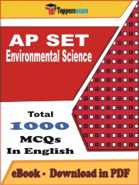 AP SET Environmental Science PDF Book In English - MCQ / Objective Questions