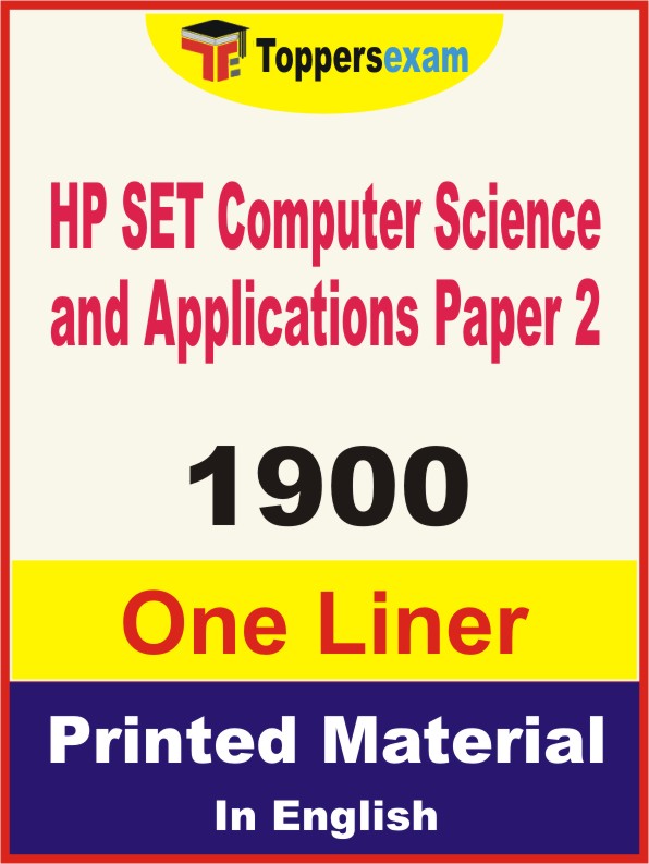 HP SET Computer Science and Applications (Paper 2) One Liner Book in English