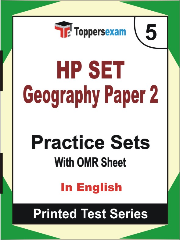 HP SET Geography (Paper 2) Book in English - Mock Test / Practice Set
