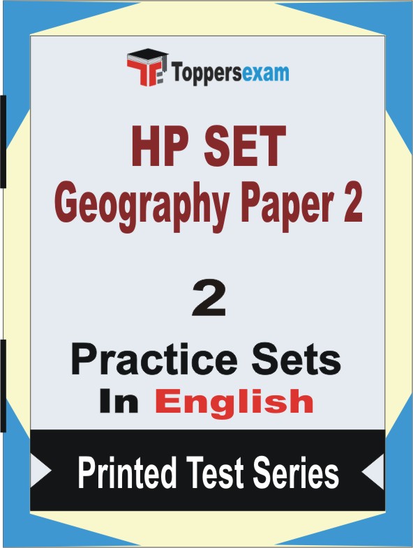 HP SET Geography (Paper 2) Book in English - Question Paper / Practice Set