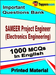 SAMEER Project Engineer (Electronics Engineering) Book in English - Objective MCQ