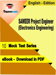 SAMEER Project Engineer (Electronics Engineering) PDF Book In English - Mock Test/Practice Set