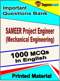 SAMEER Project Engineer (Mechanical Engineering) Book in English - Objective MCQ