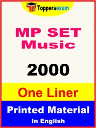 MP SET Music One Liner Book in English