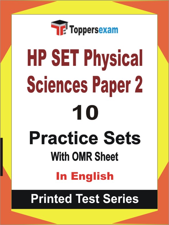 HP SET Physical Sciences (Paper 2) Book in English - Practice Set