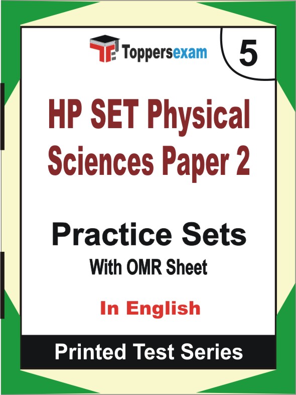 HP SET Physical Sciences (Paper 2) Book in English - Mock Test / Practice Set
