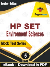 HP SET Environment Sciences Test PDF Book In English - Practice Set