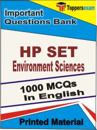 HP SET Environment Sciences Book in English - Objective MCQ