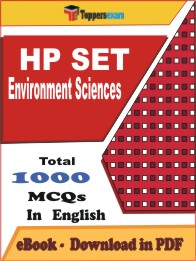 HP SET Environment Sciences PDF Book In English - MCQ / Objective Questions