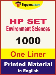 HP SET Environment Sciences One Liner Book in English