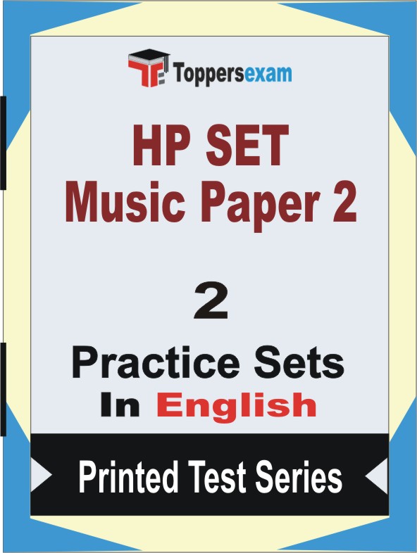 HP SET Music (Paper 2) Book in English - Question Paper / Practice Set