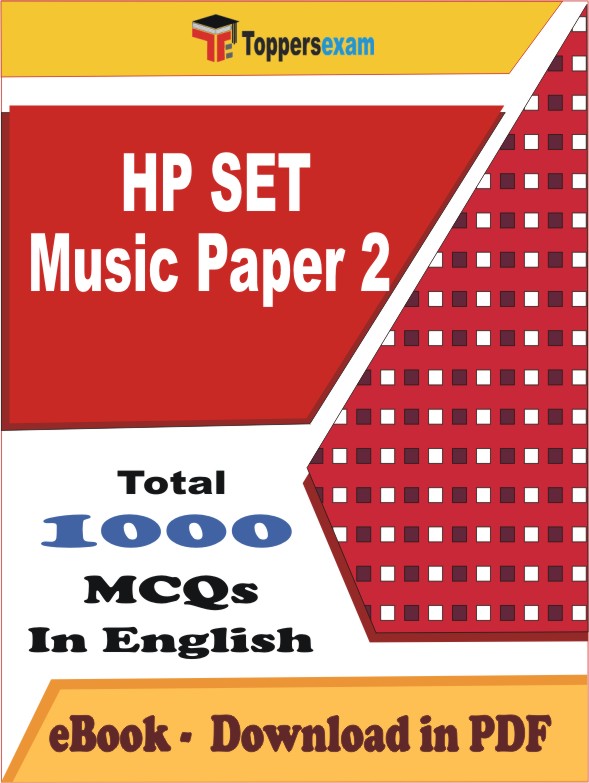 HP SET Music (Paper 2) PDF Book In English - MCQ / Objective Questions