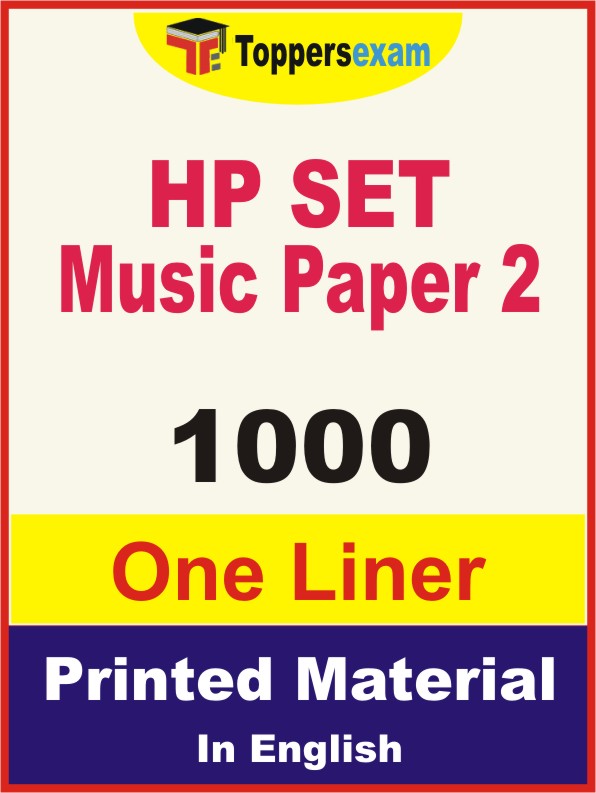 HP SET Music (Paper 2) One Liner Book in English