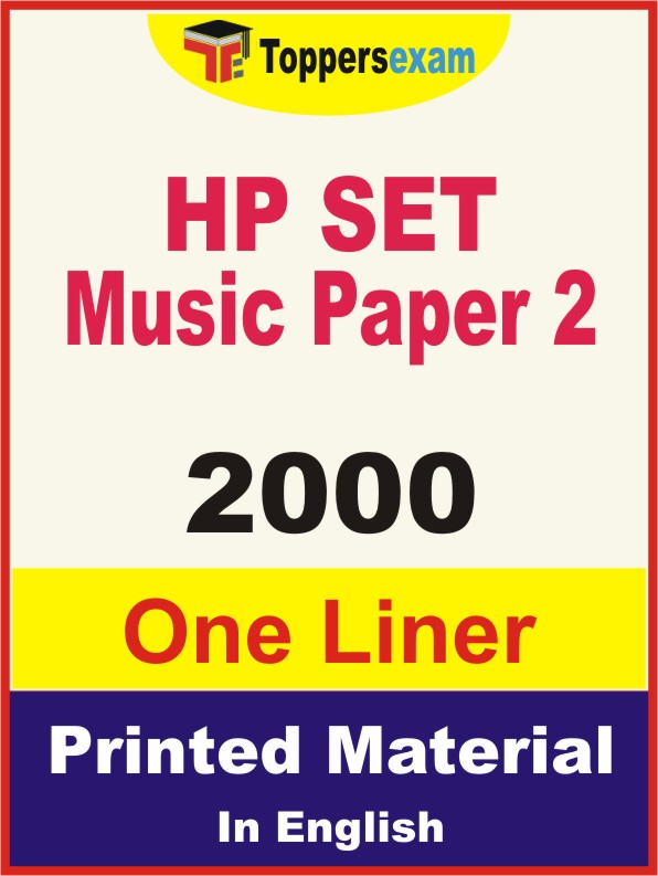 HP SET Music (Paper 2) One Liner Book in English