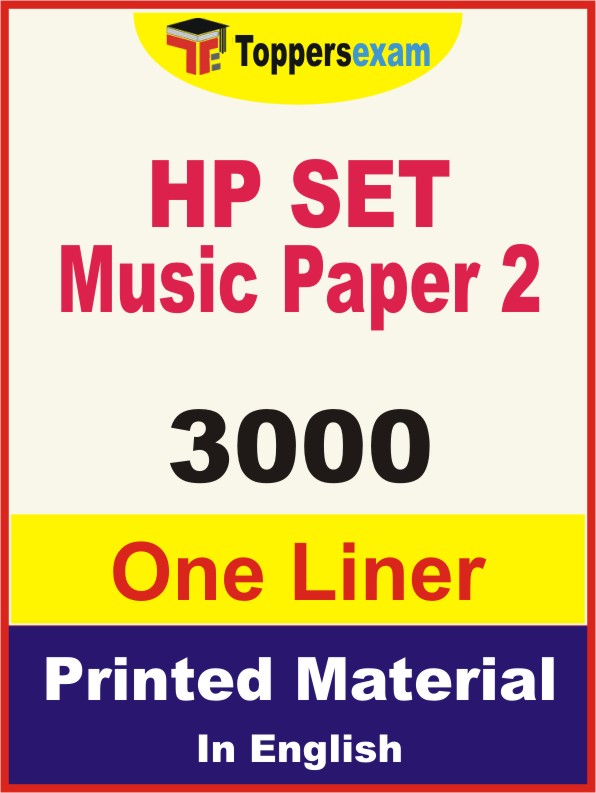 HP SET Music (Paper 2) One Liner Book in English